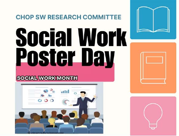 Social Work Department Annual Poster Day 2026: Making an Impact Through Research & Quality Improvement Banner